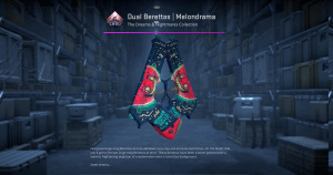 Dual Berettas | Melondrama (Field-Tested) Screenshot