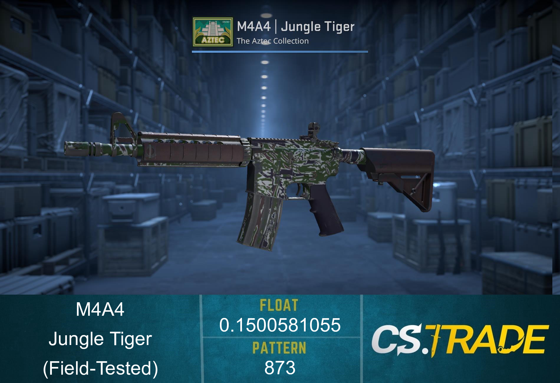 M4A4 | Jungle Tiger (Field-Tested) Screenshot