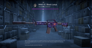 M4A1-S | Black Lotus (Well-Worn) Screenshot