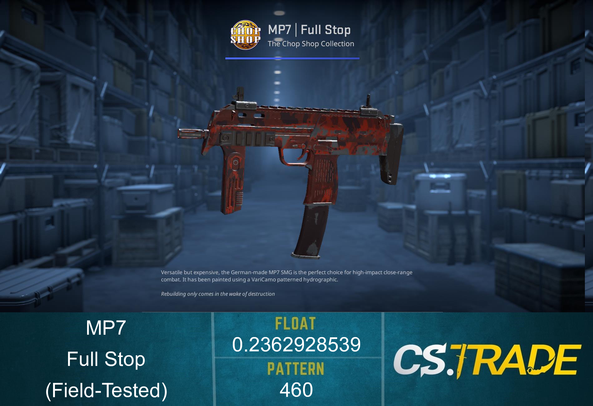 MP7 | Full Stop (Well-Worn) Screenshot