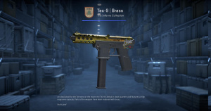 Tec-9 | Brass (Minimal Wear) Screenshot