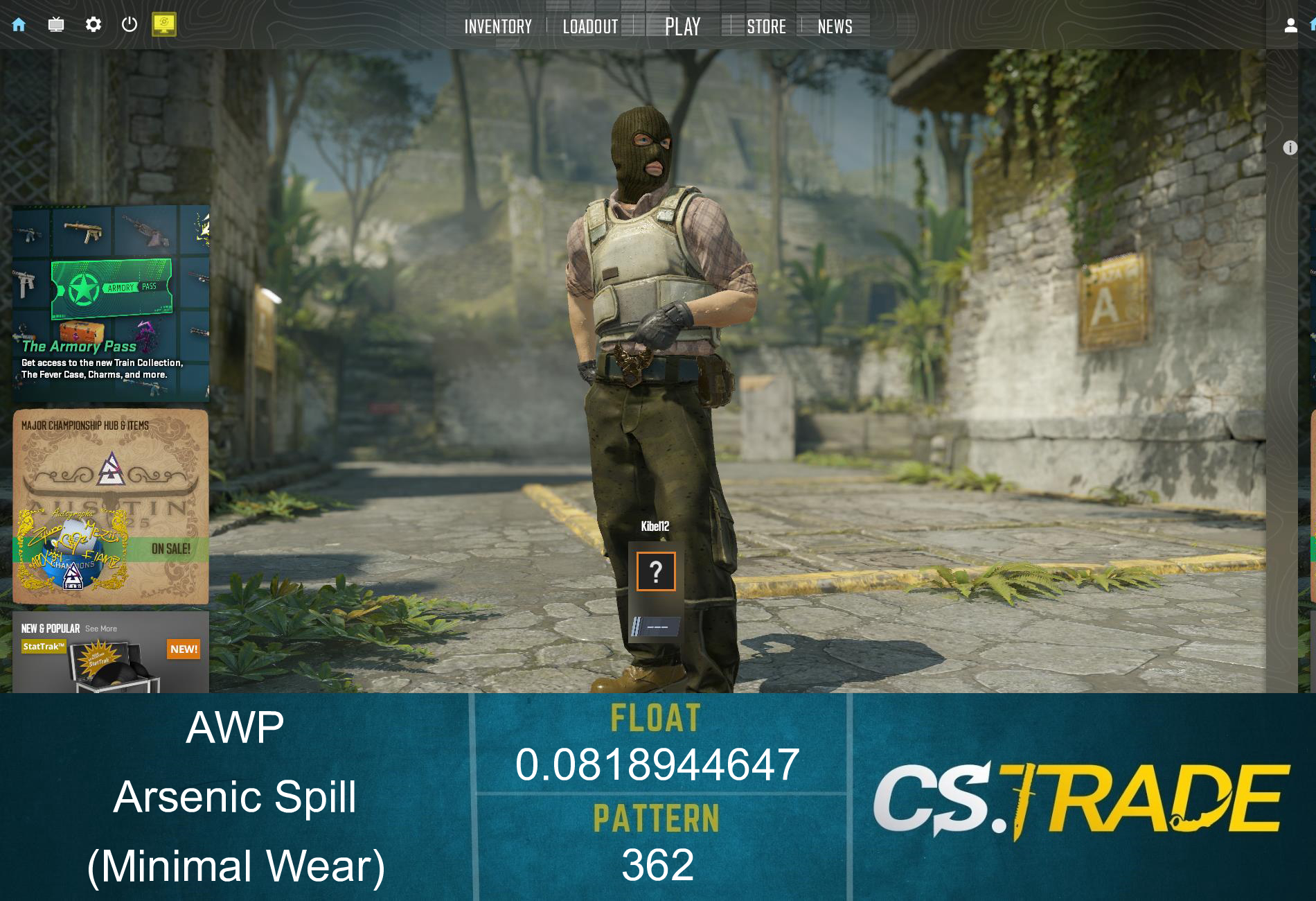 AWP | Arsenic Spill (Minimal Wear) Screenshot