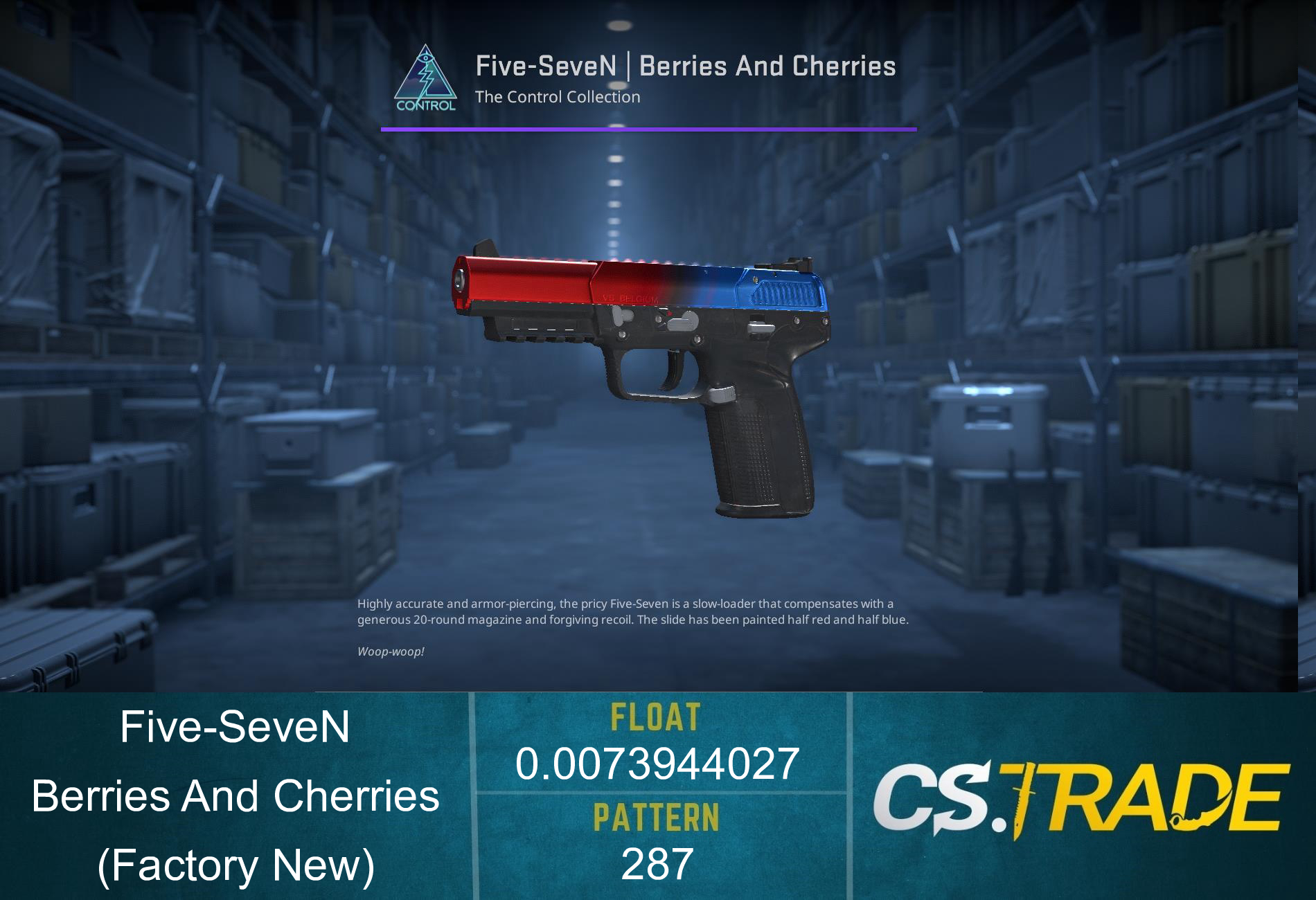 Five-SeveN | Berries And Cherries (Factory New) Screenshot