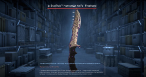 ★ StatTrak™ Huntsman Knife | Freehand (Minimal Wear) Screenshot