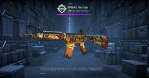 M4A4 | Hellish (Battle-Scarred) Screenshot