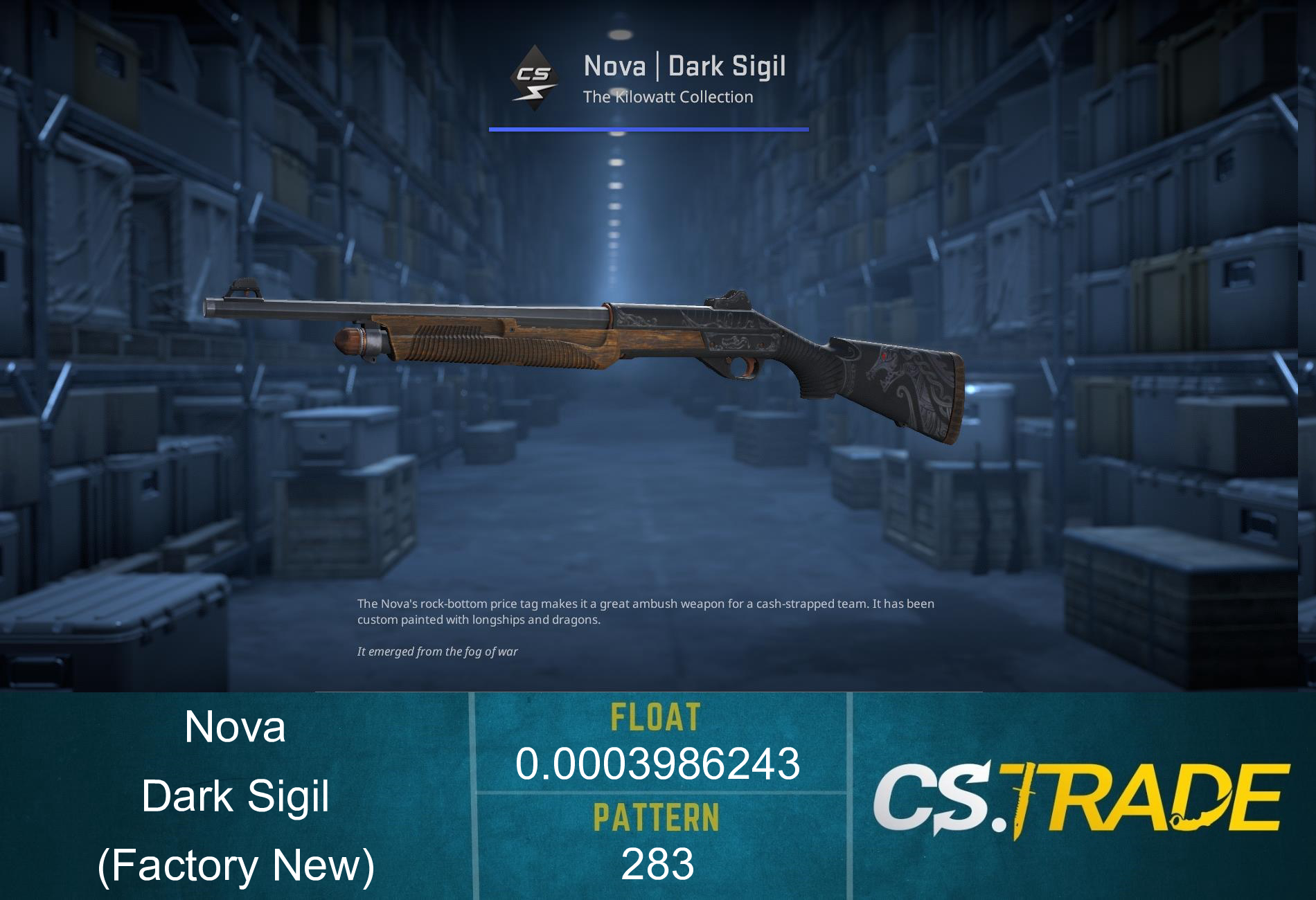Nova | Dark Sigil (Factory New) Screenshot