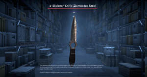 ★ Skeleton Knife | Damascus Steel (Field-Tested) Screenshot