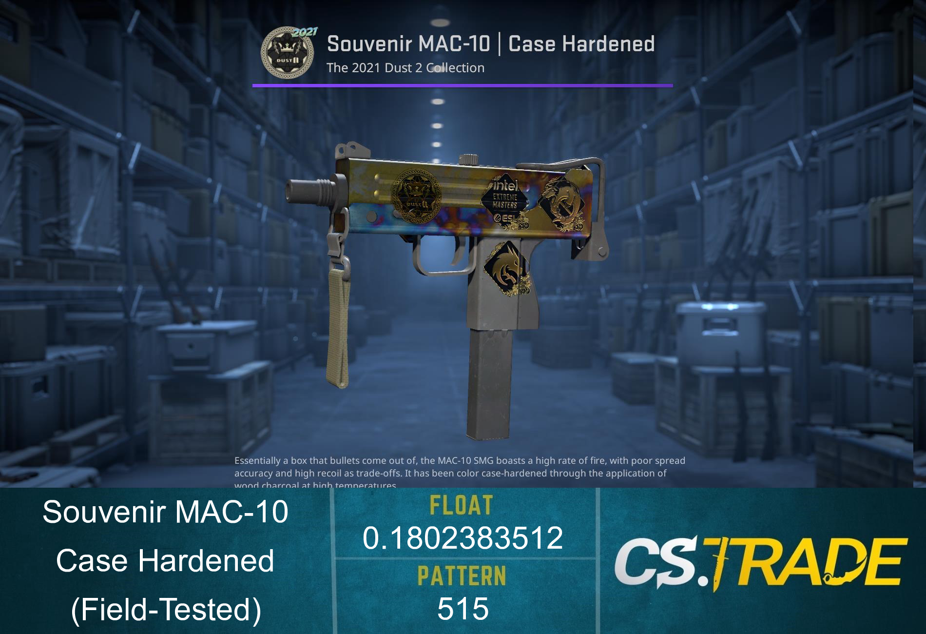 MAC-10 | Case Hardened (Field-Tested) Screenshot