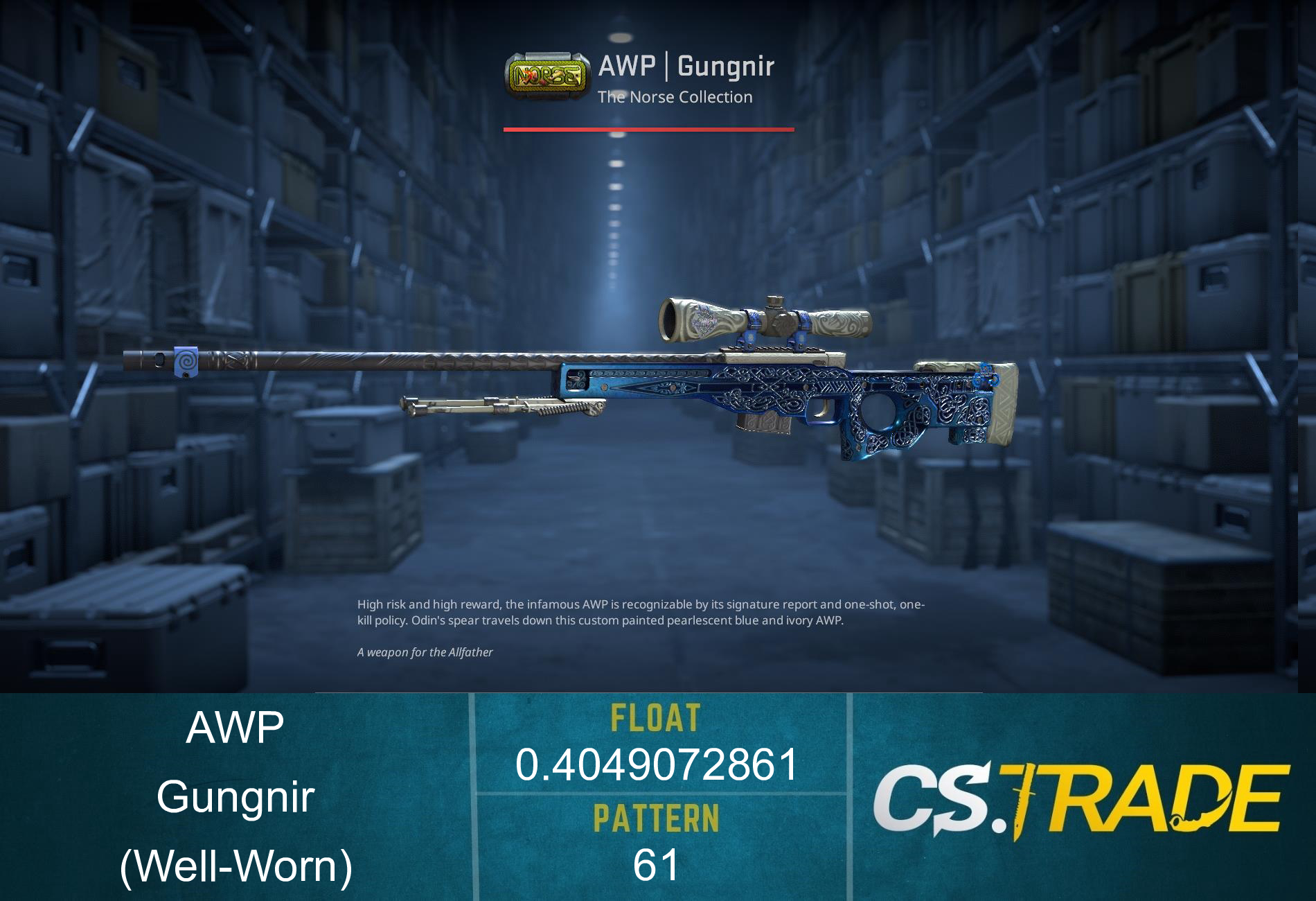 AWP | Gungnir (Well-Worn) Screenshot