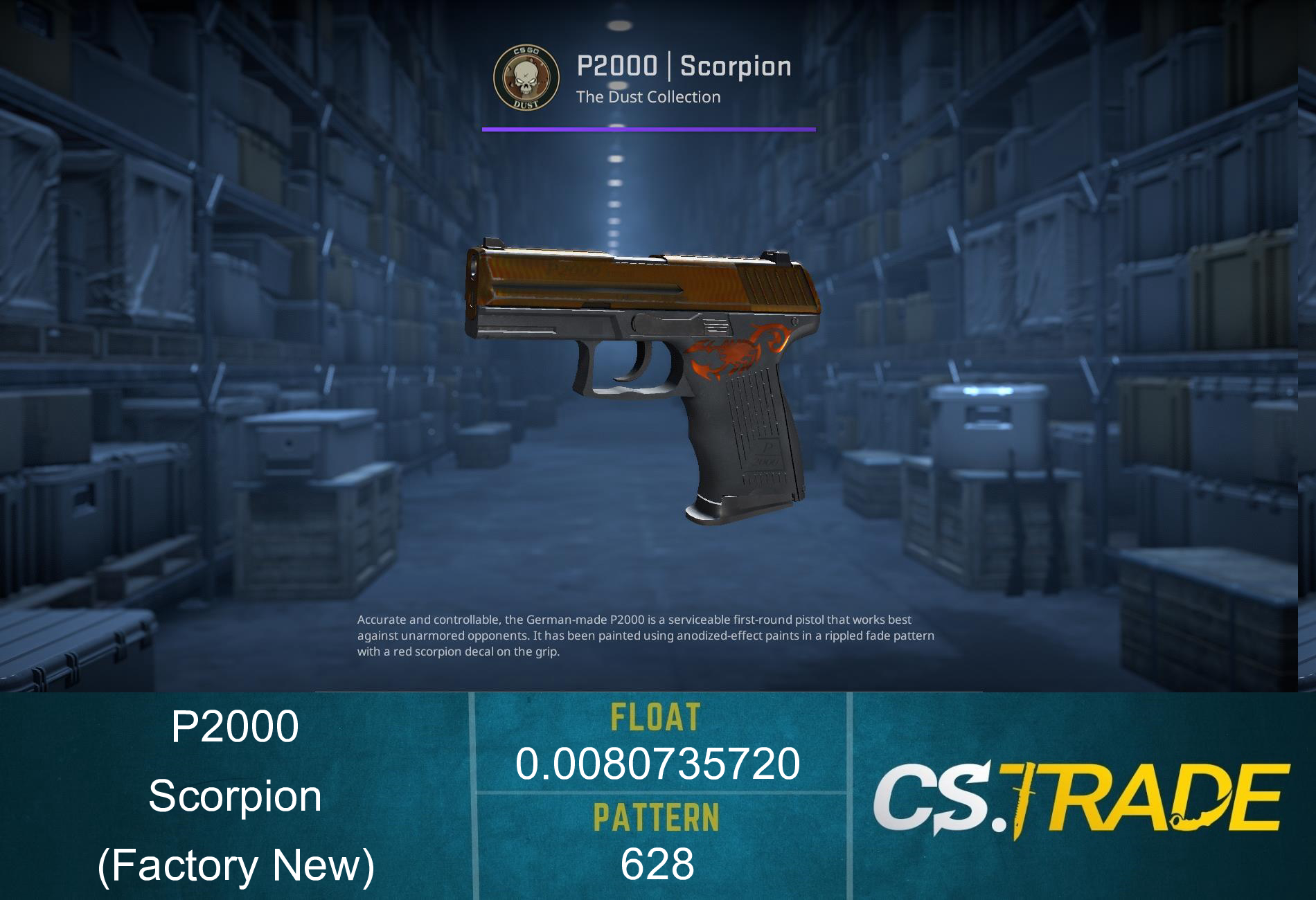P2000 | Scorpion (Factory New) Screenshot