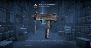 MAC-10 | Whitefish (Factory New) Screenshot