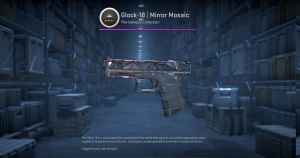 Glock-18 | Mirror Mosaic (Well-Worn) Screenshot