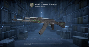 AK-47 | Emerald Pinstripe (Factory New) Screenshot