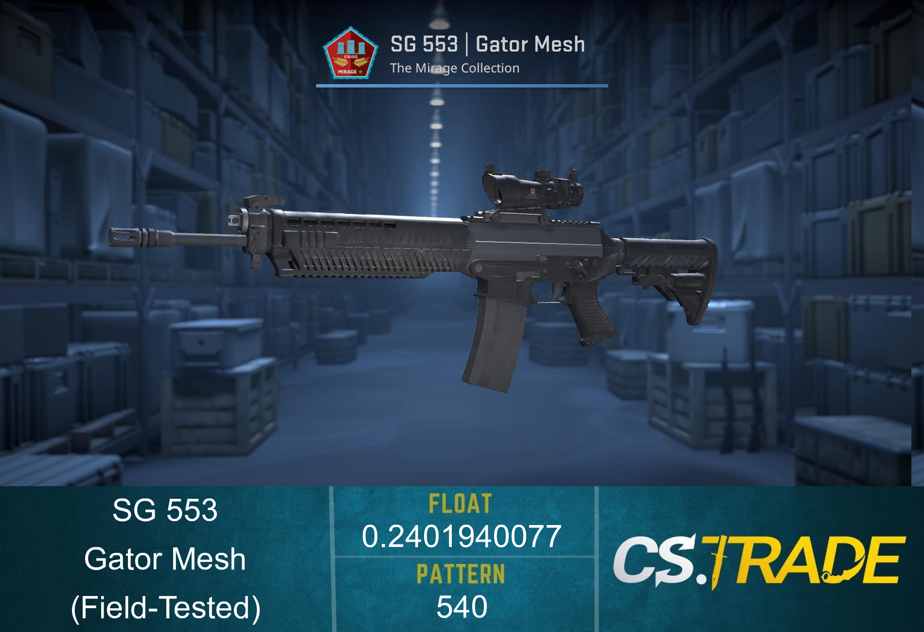 SG 553 | Gator Mesh (Field-Tested) Screenshot