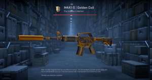 M4A1-S | Golden Coil (Well-Worn) Screenshot