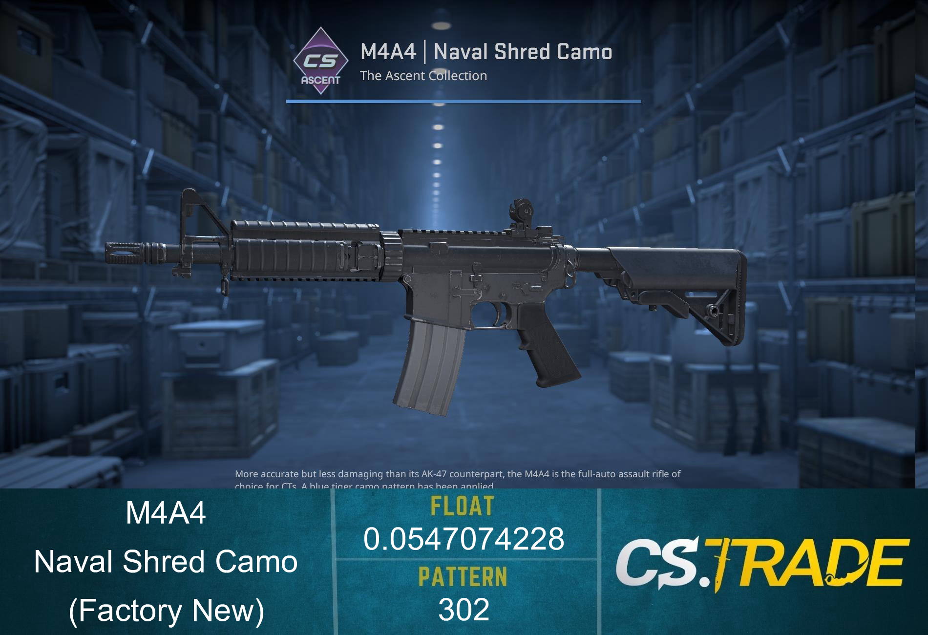 M4A4 | Naval Shred Camo (Factory New) Screenshot