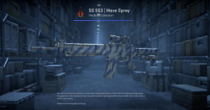 SG 553 | Wave Spray (Field-Tested) Screenshot