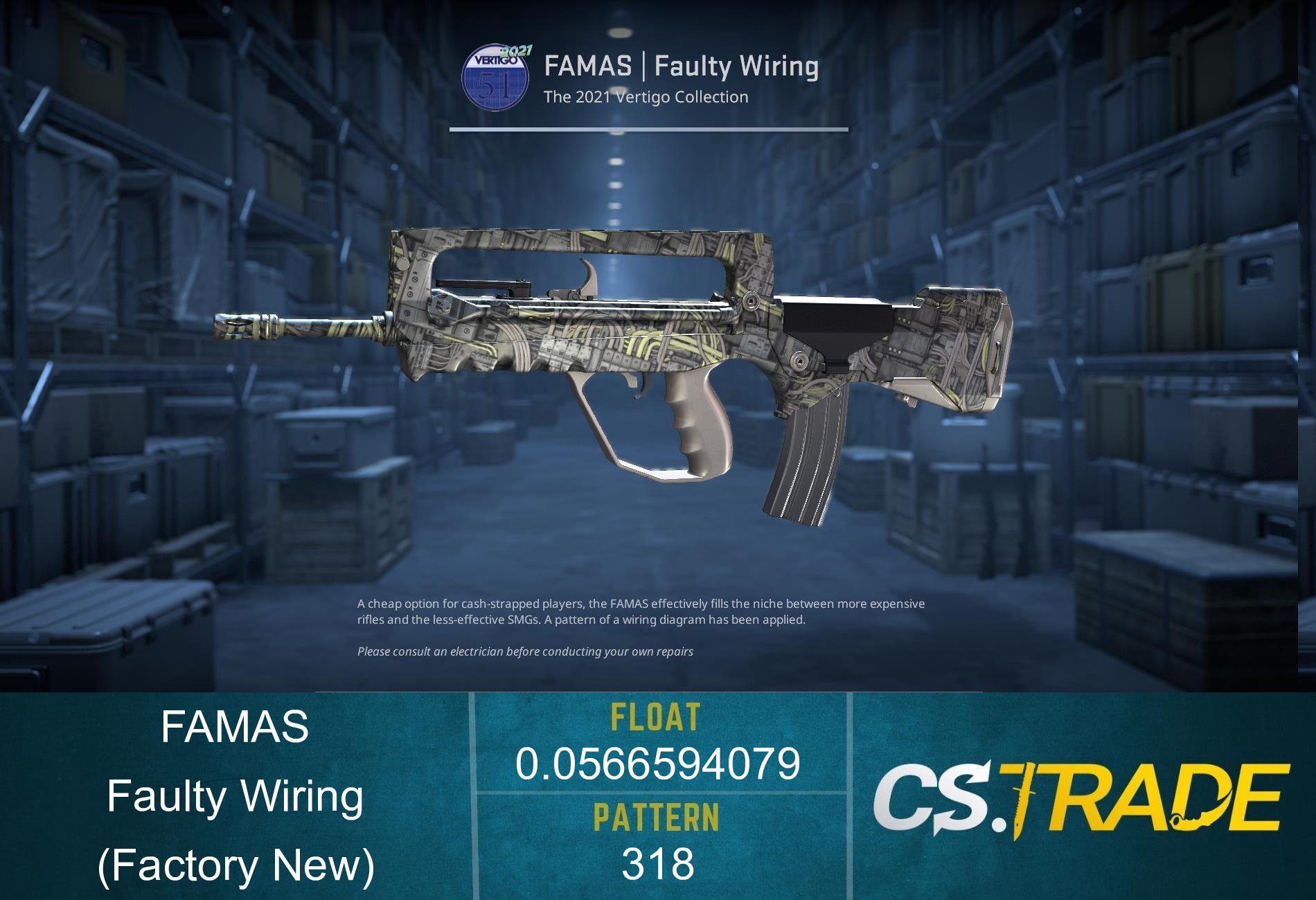 FAMAS | Faulty Wiring (Factory New) Screenshot