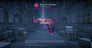 Glock-18 | Shinobu (Well-Worn) Screenshot