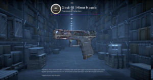 Glock-18 | Mirror Mosaic (Field-Tested) Screenshot