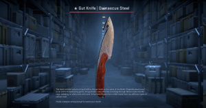 ★ Gut Knife | Damascus Steel (Minimal Wear) Screenshot