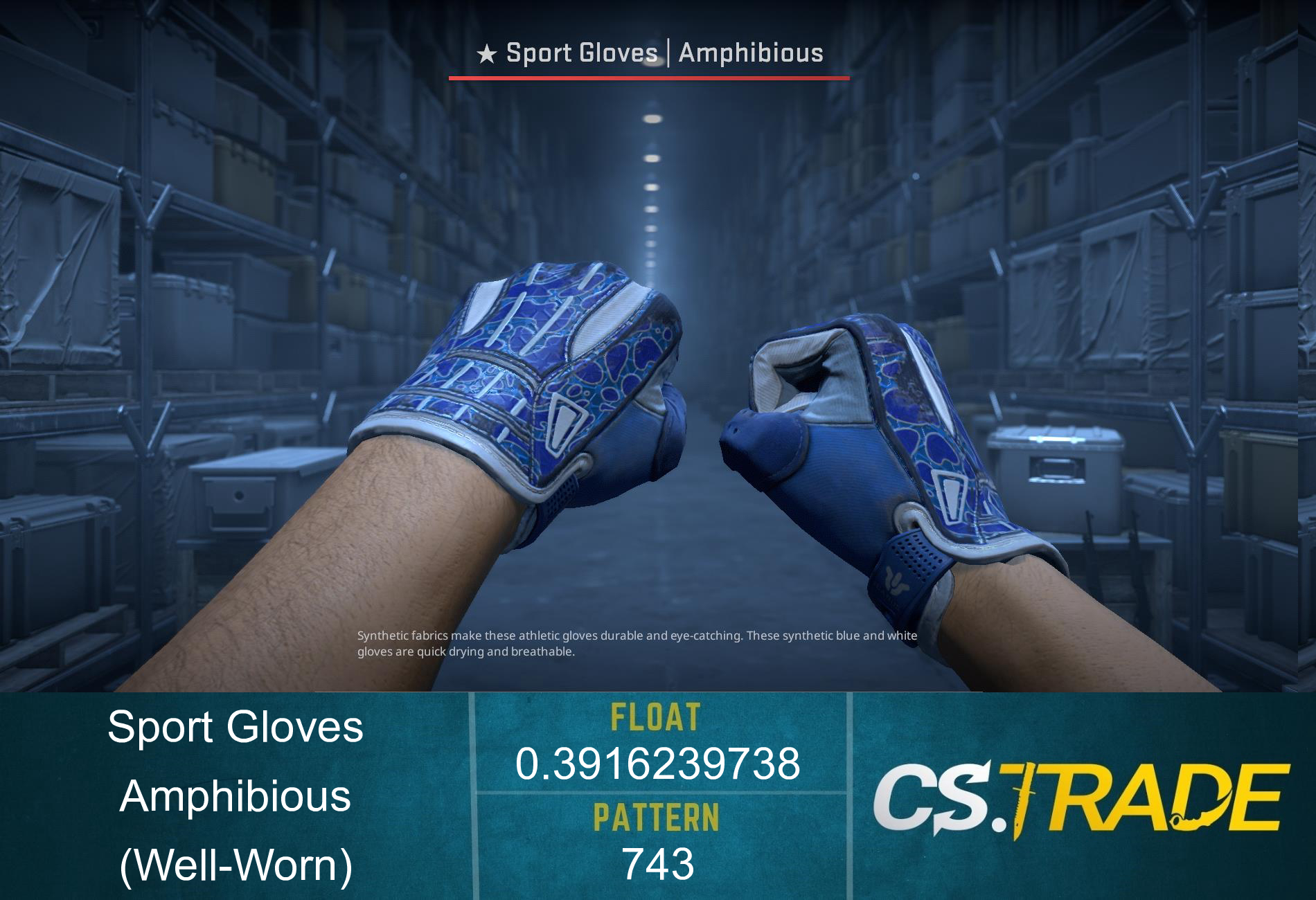 ★ Sport Gloves | Amphibious (Factory New) Screenshot