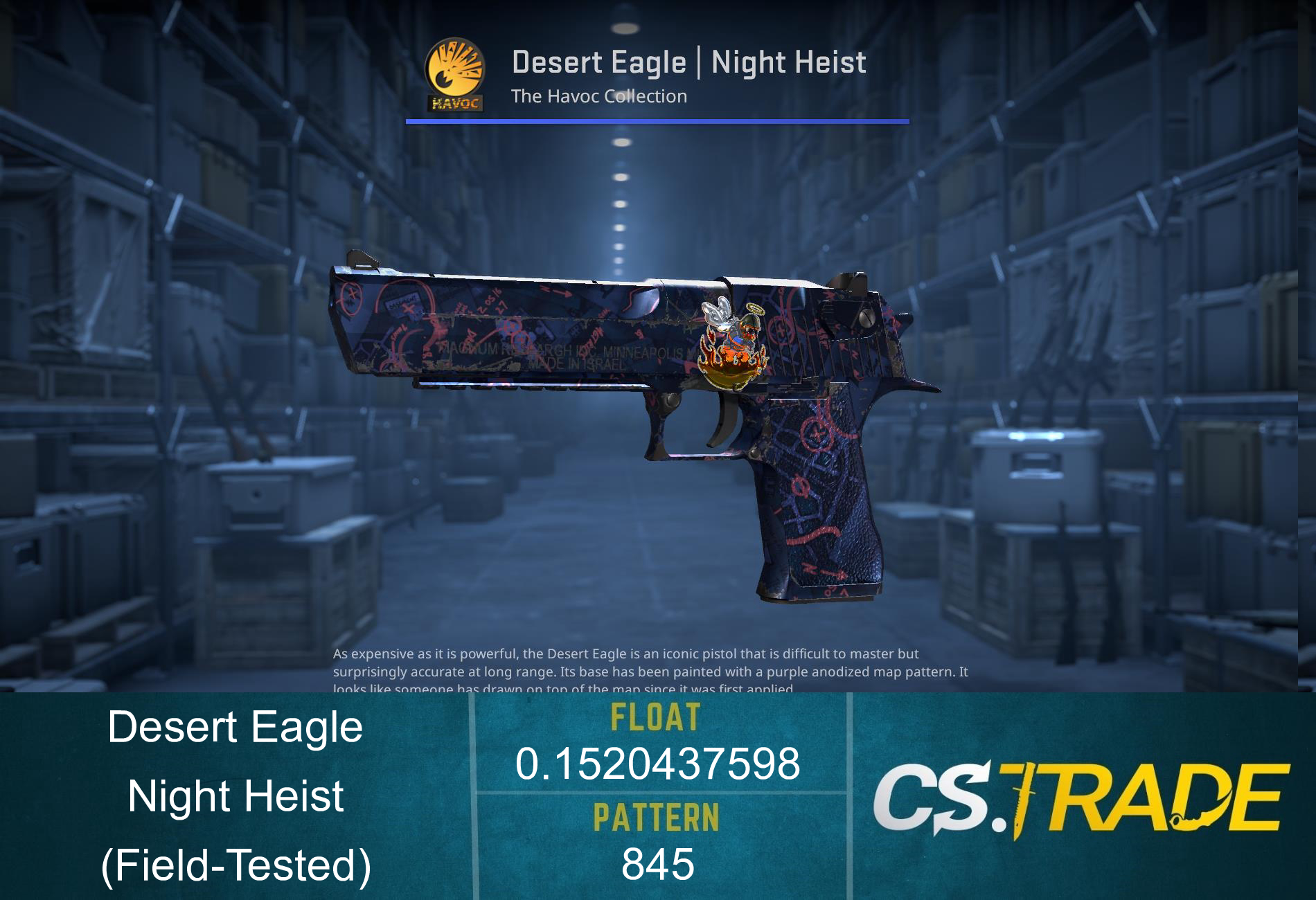 Desert Eagle | Night Heist (Field-Tested) Screenshot