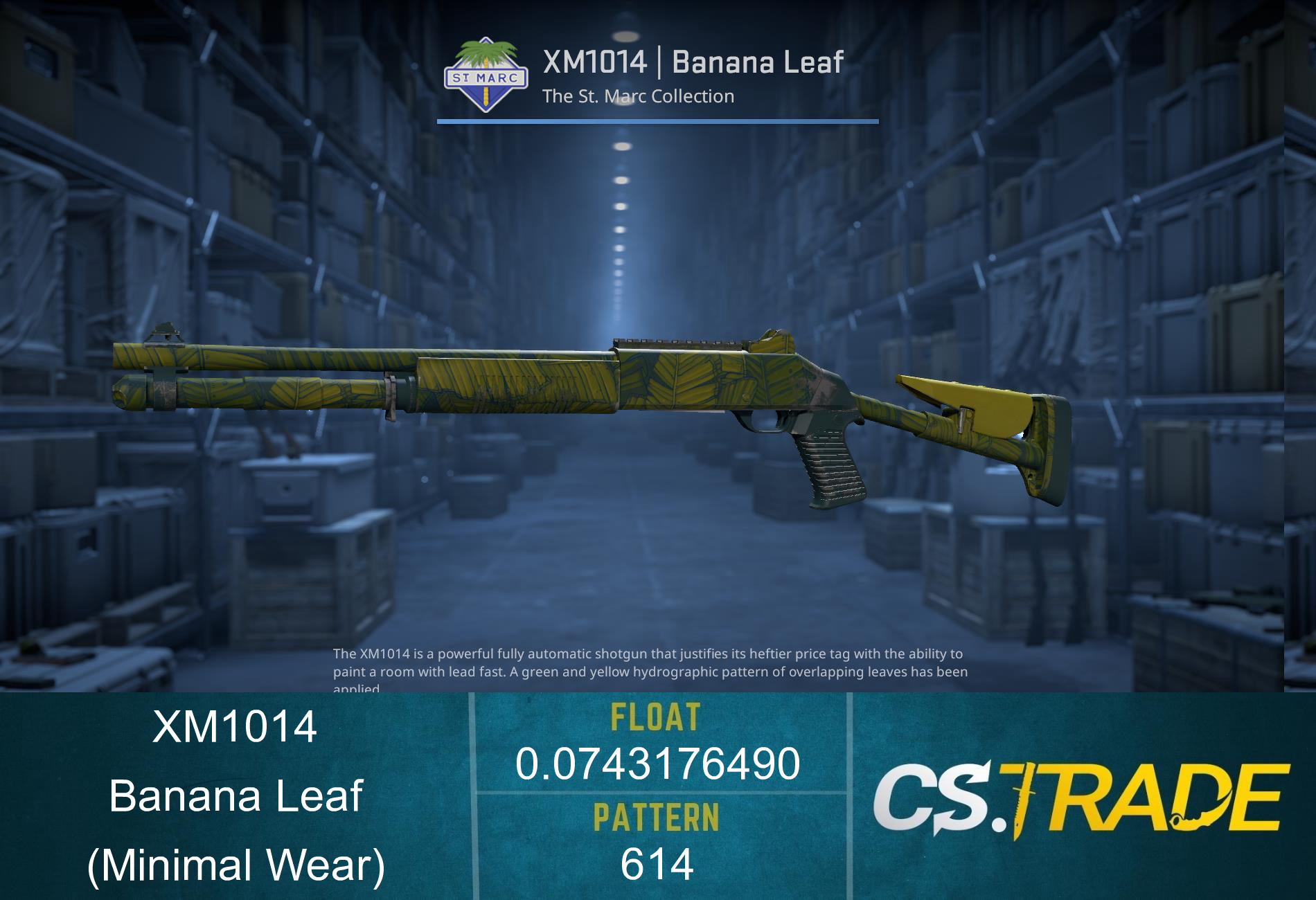 XM1014 | Banana Leaf (Minimal Wear) Screenshot