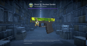 Glock-18 | Nuclear Garden (Minimal Wear) Screenshot