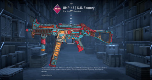 UMP-45 | K.O. Factory (Minimal Wear) Screenshot