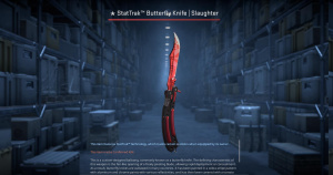 ★ StatTrak™ Butterfly Knife | Slaughter (Field-Tested) Screenshot