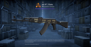 AK-47 | Slate (Well-Worn) Screenshot