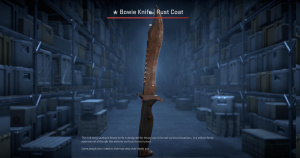 ★ Bowie Knife | Rust Coat (Battle-Scarred) Screenshot