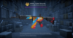 M4A4 | Cyber Security (Minimal Wear) Screenshot