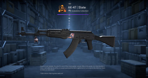 AK-47 | Slate (Well-Worn) Screenshot