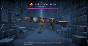 StatTrak™ AK-47 | Redline (Battle-Scarred) Screenshot