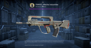 FAMAS | Mecha Industries (Well-Worn) Screenshot
