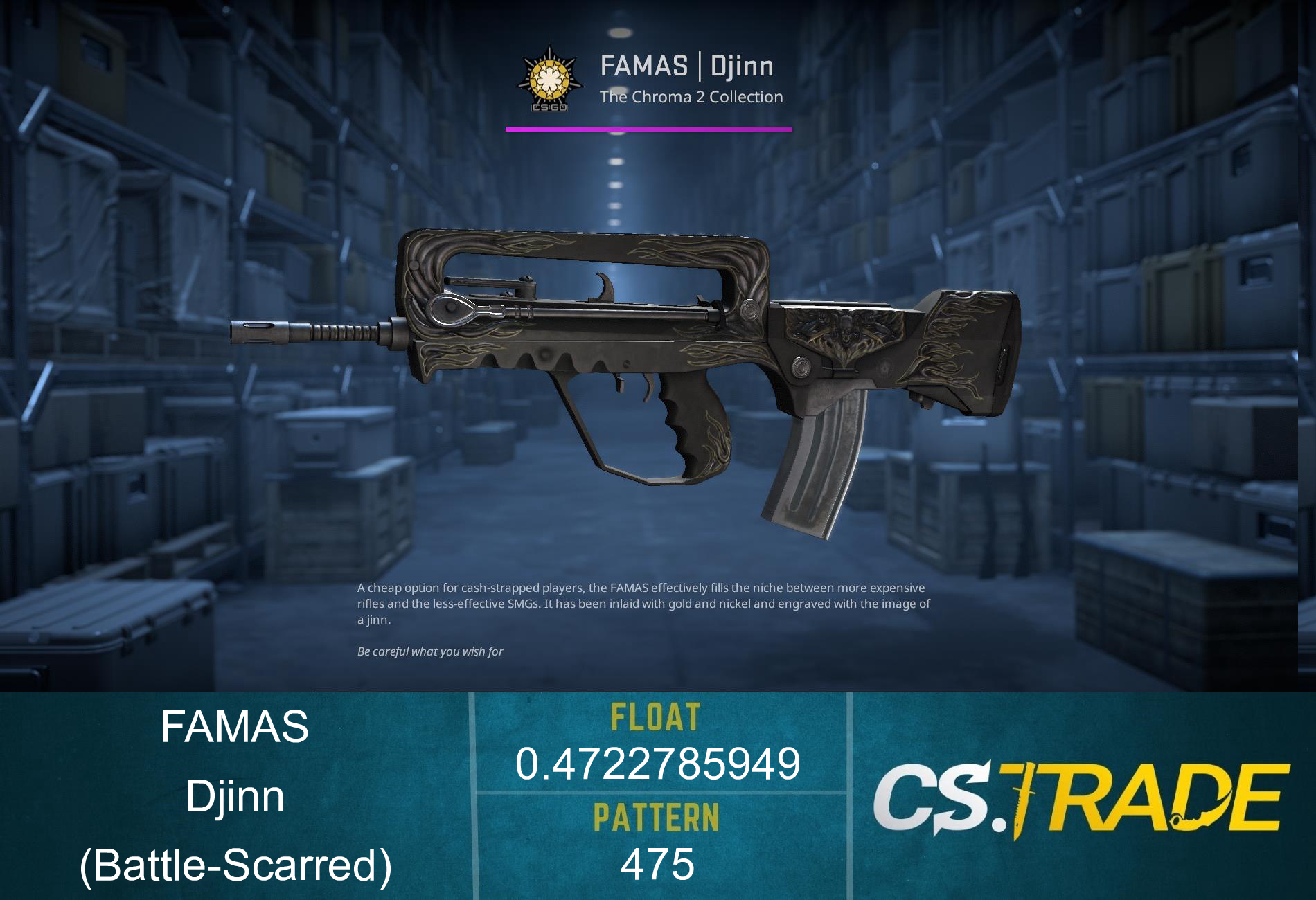 FAMAS | Djinn (Battle-Scarred) Screenshot