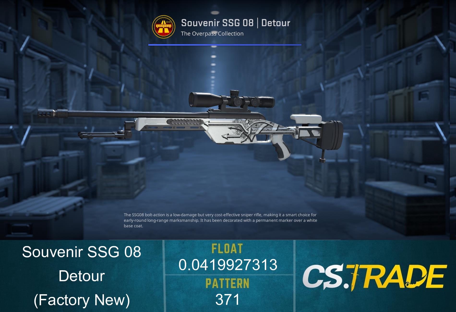 SSG 08 | Detour (Factory New) Screenshot