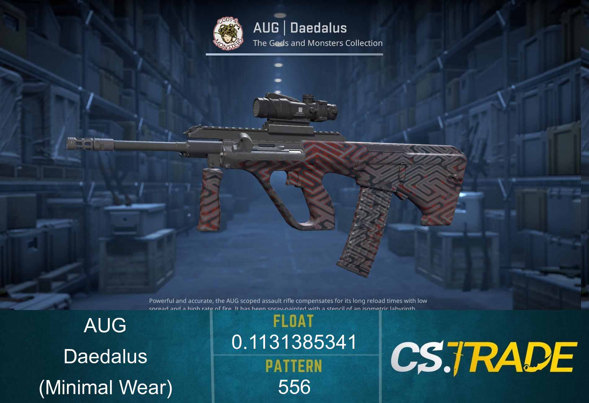 AUG | Daedalus (Minimal Wear) Screenshot