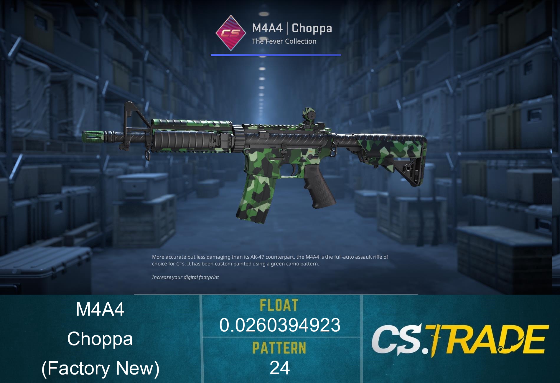 M4A4 | Choppa (Factory New) Screenshot
