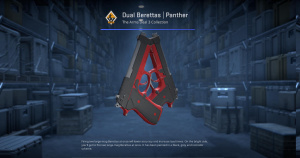 Dual Berettas | Panther (Field-Tested) Screenshot