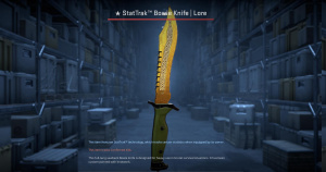 ★ StatTrak™ Bowie Knife | Lore (Battle-Scarred) Screenshot