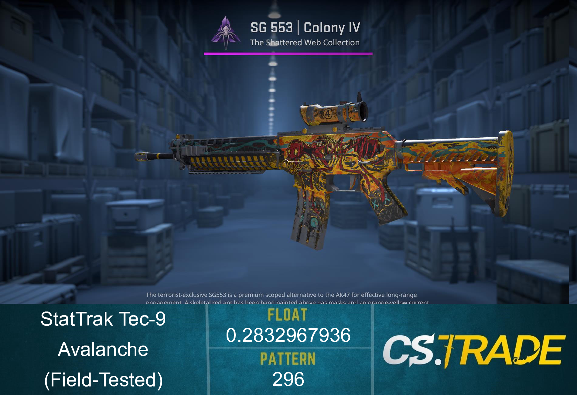Tec-9 | Avalanche (Field-Tested) Screenshot