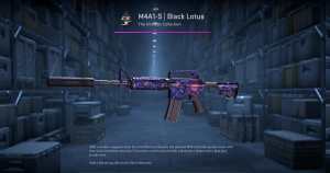 M4A1-S | Black Lotus (Well-Worn) Screenshot