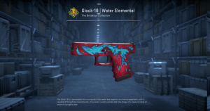 Glock-18 | Water Elemental (Minimal Wear) Screenshot