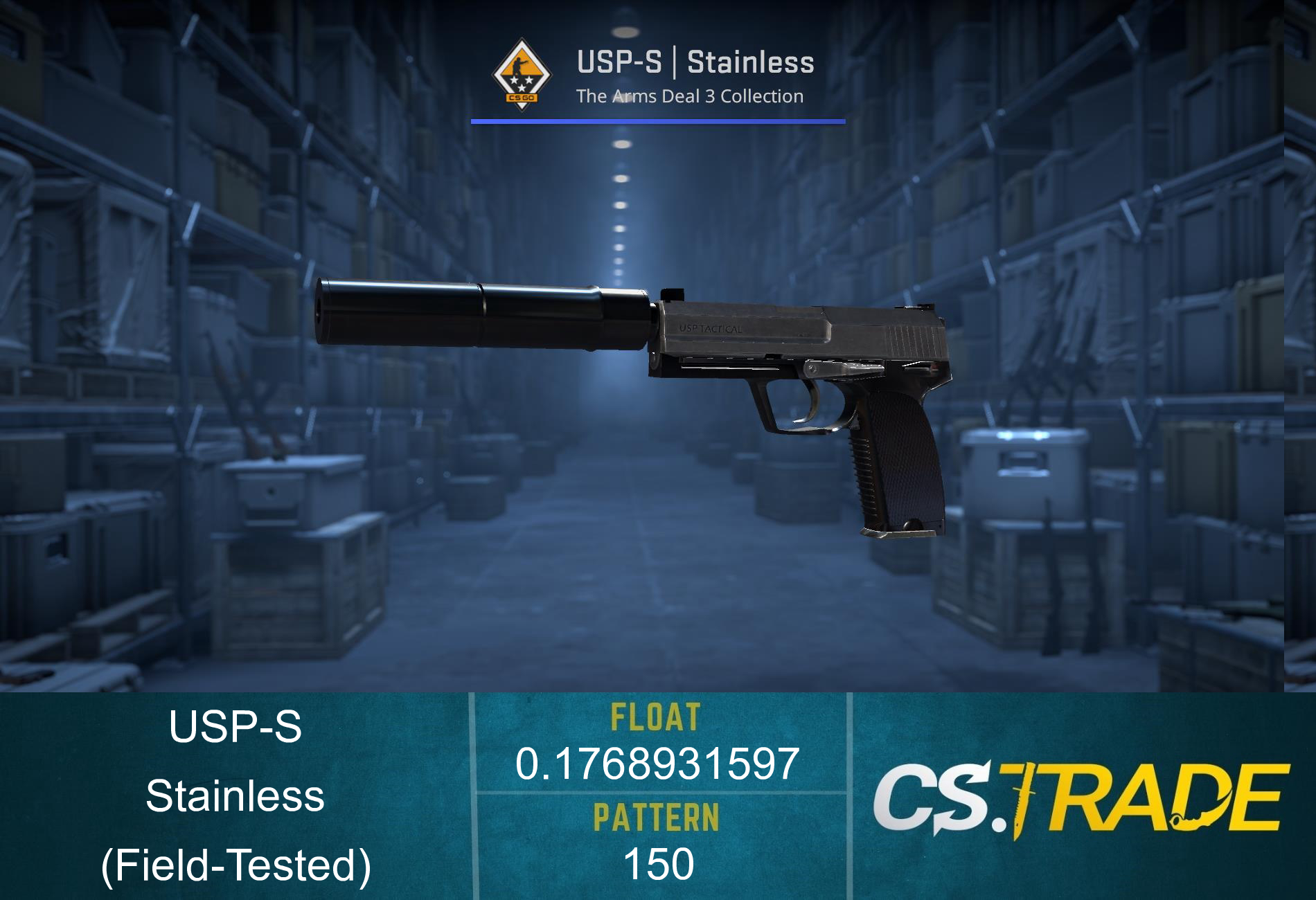 USP-S | Stainless (Field-Tested) Screenshot