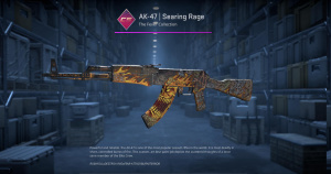 AK-47 | Searing Rage (Well-Worn) Screenshot