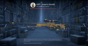 AWP | Queen's Gambit (Well-Worn) Screenshot
