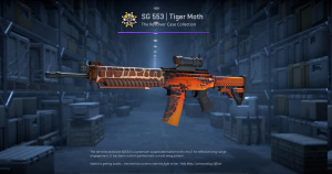 SG 553 | Tiger Moth (Factory New) Screenshot